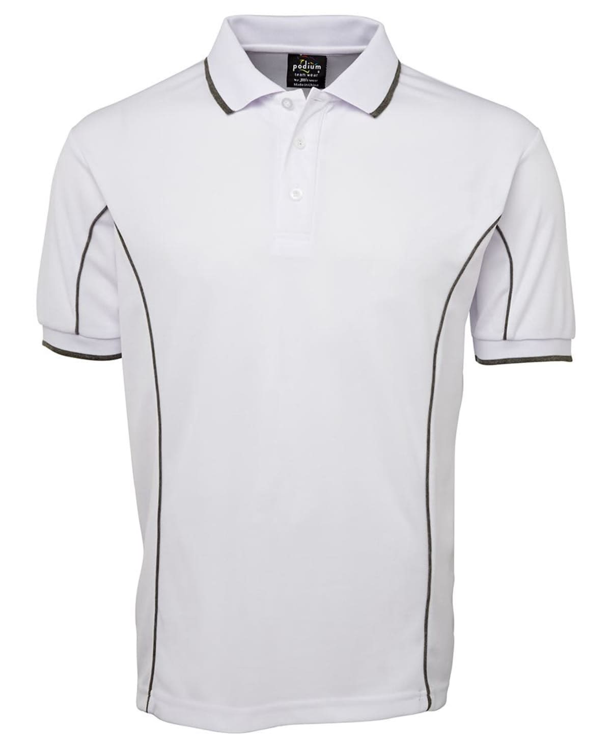 PODIUM S/S PIPING POLO