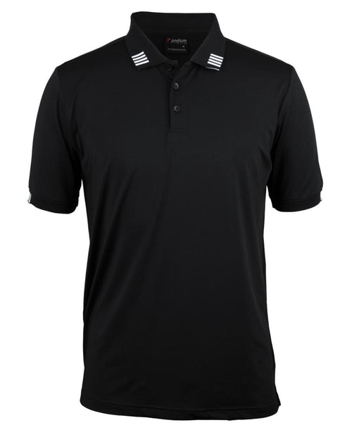 Podium 4 Stripe S/S Stretch Polo