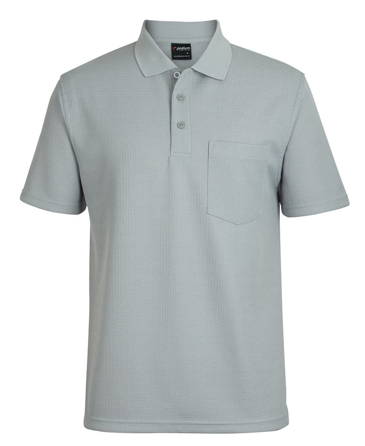 Podium Waffle Pocket Polo