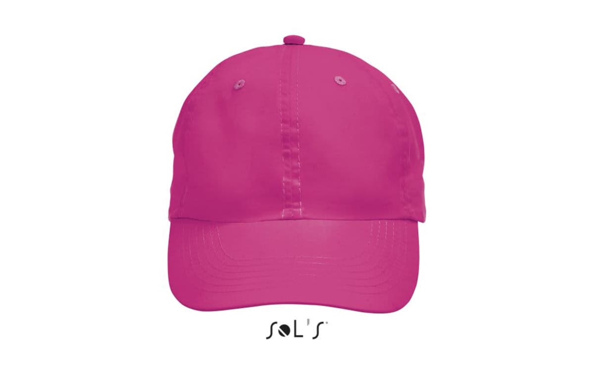 Cap 6 panel 100% polyester microfibre Neon colour options METEOR