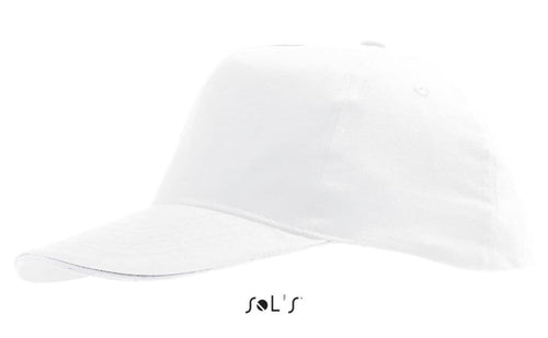 Cap KIDS 5 panel  light brushed cotton SUNNY