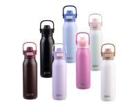 Oasis Ceramic Lined S/S D/Wall Ins. 'Verso' Drink Bottle W/ Dual Spout 750ml
