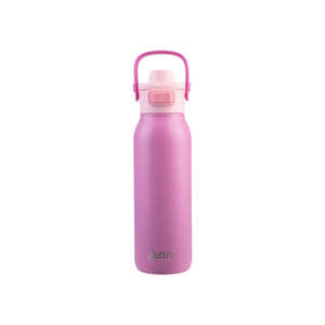Oasis Ceramic Lined S/S D/Wall Ins. 'Verso' Drink Bottle W/ Dual Spout 750ml
