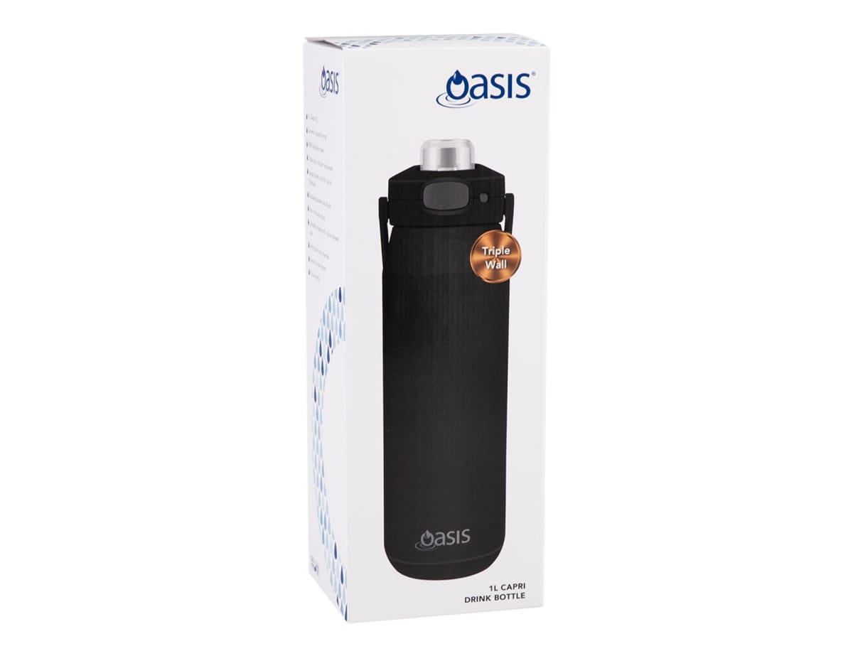 Oasis Capri 1L Vacuum Quick Release Lid Bottle