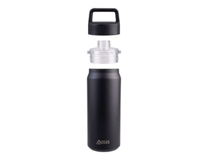 Oasis S/S D/Wall Ins. 'Summit' Drink Bottle W/ Chug Spout 750ml