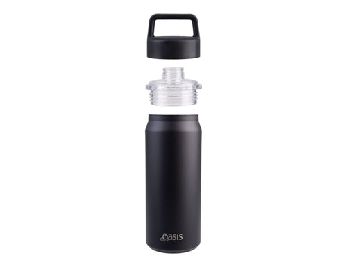 Oasis S/S D/Wall Ins. 'Summit' Drink Bottle W/ Chug Spout 750ml