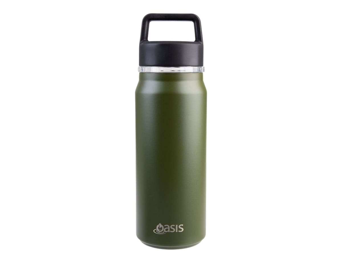 Oasis S/S D/Wall Ins. 'Summit' Drink Bottle W/ Chug Spout 750ml