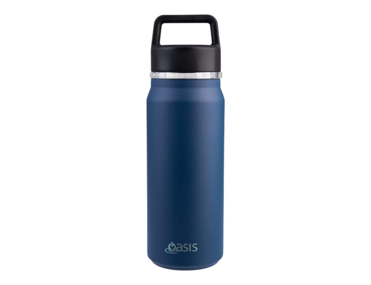 Oasis S/S D/Wall Ins. 'Summit' Drink Bottle W/ Chug Spout 750ml