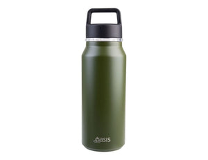 Oasis S/S D/Wall Ins. 'Summit' Drink Bottle W/ Chug Spout 1L