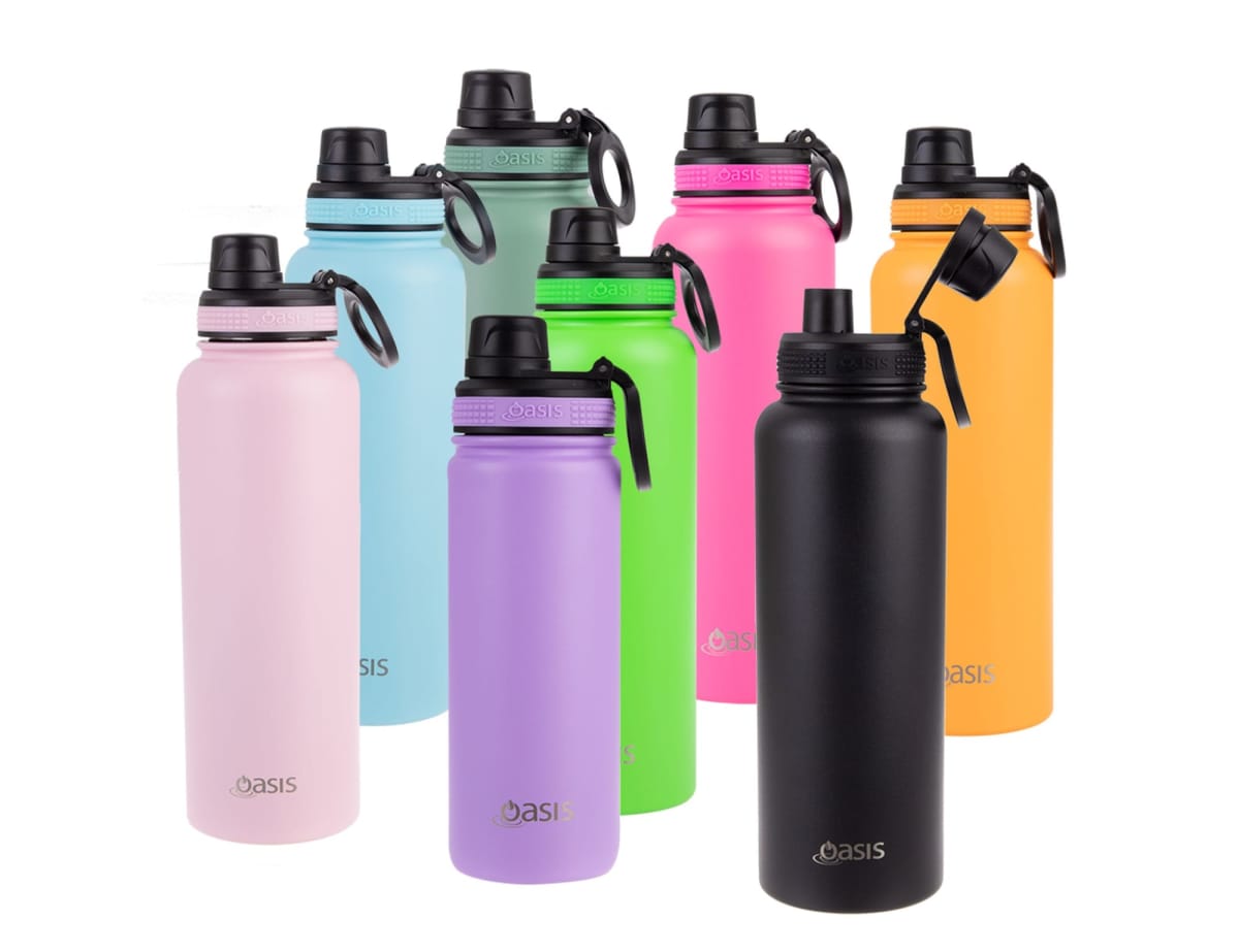 Oasis Challenger 1.1L Vacuum Sports Screw Cap Bottle