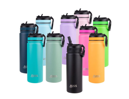 Oasis Challenger 550ml Vacuum Sports Sipper Spout Bottle