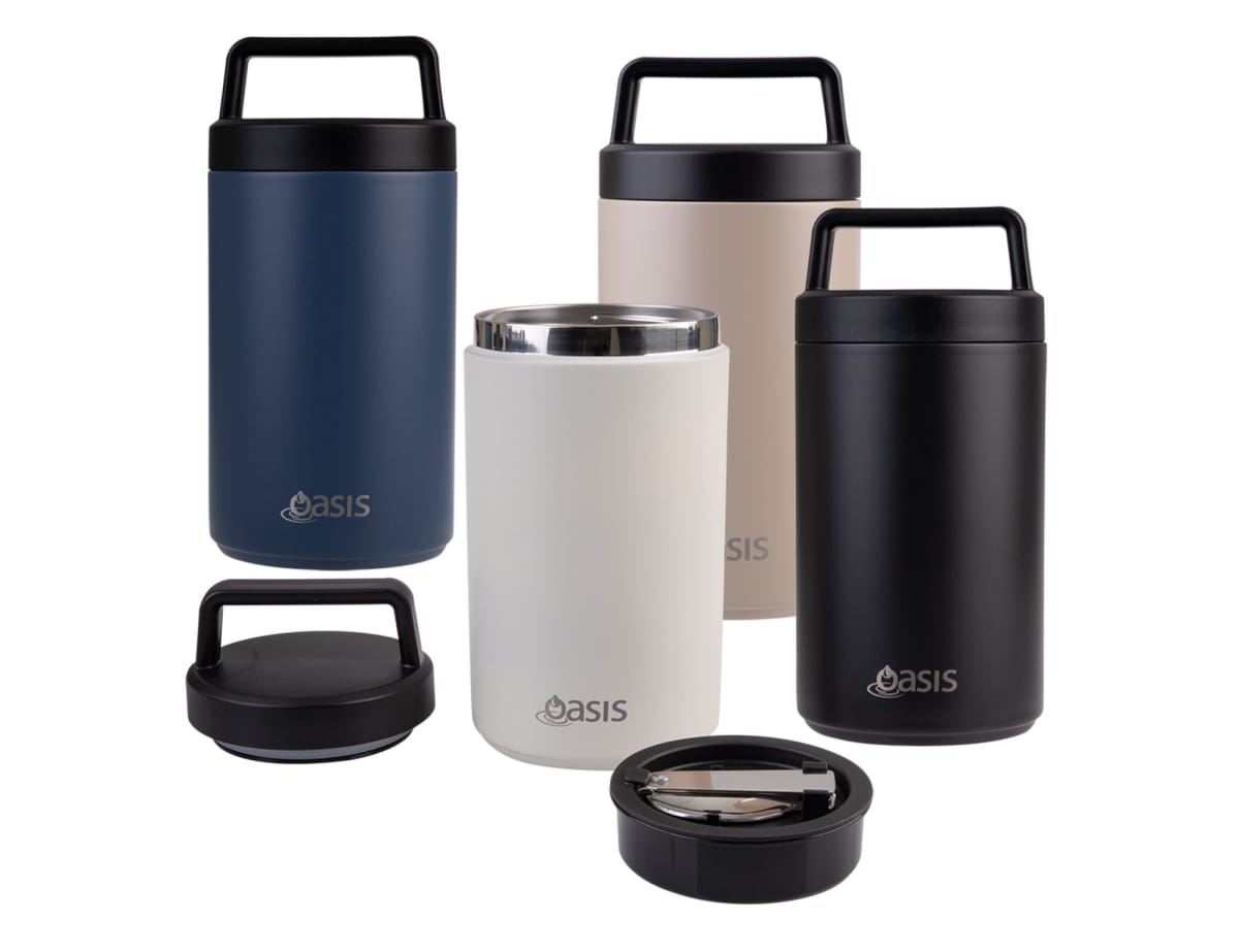 Oasis 700ml Vacuum Food Flask with Spoon