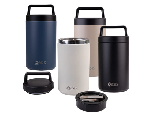 Oasis 700ml Vacuum Food Flask with Spoon