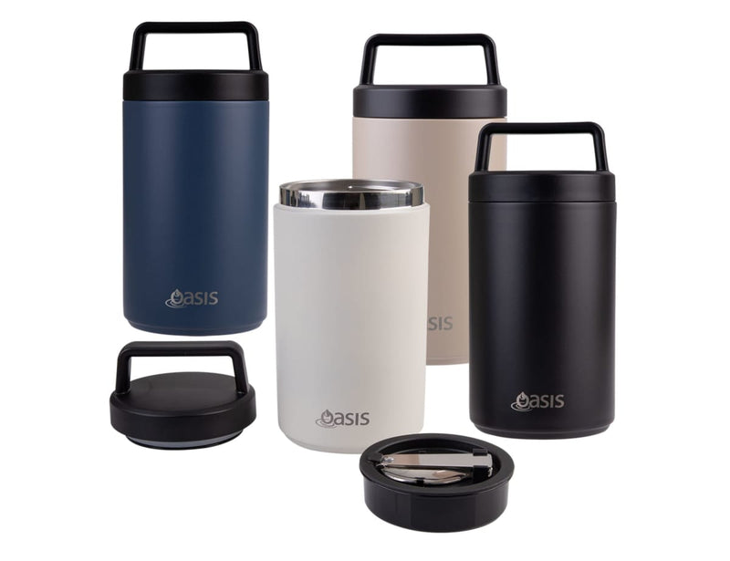 Oasis 700ml Vacuum Food Flask with Spoon