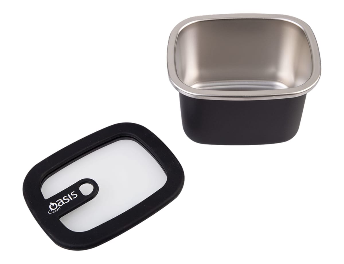 Oasis Microwave Safe Rectangular S/S Container 500ml