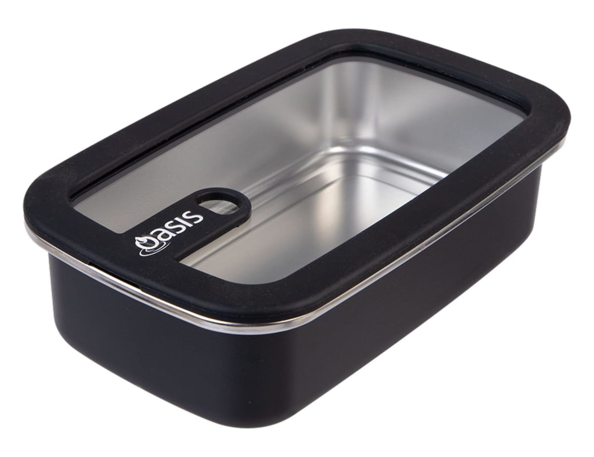 Oasis Microwave Safe Rectangular S/S Container 700ml