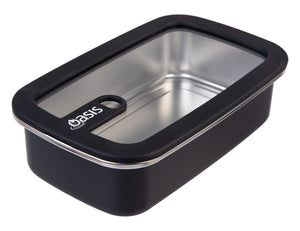 Oasis Microwave Safe Rectangular S/S Container 700ml