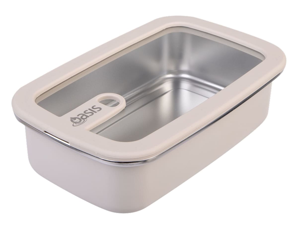 Oasis Microwave Safe Rectangular S/S Container 700ml