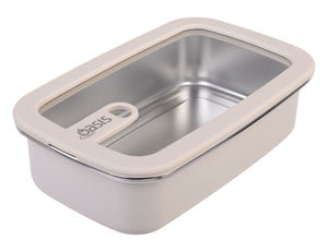 Oasis Microwave Safe Rectangular S/S Container 700ml