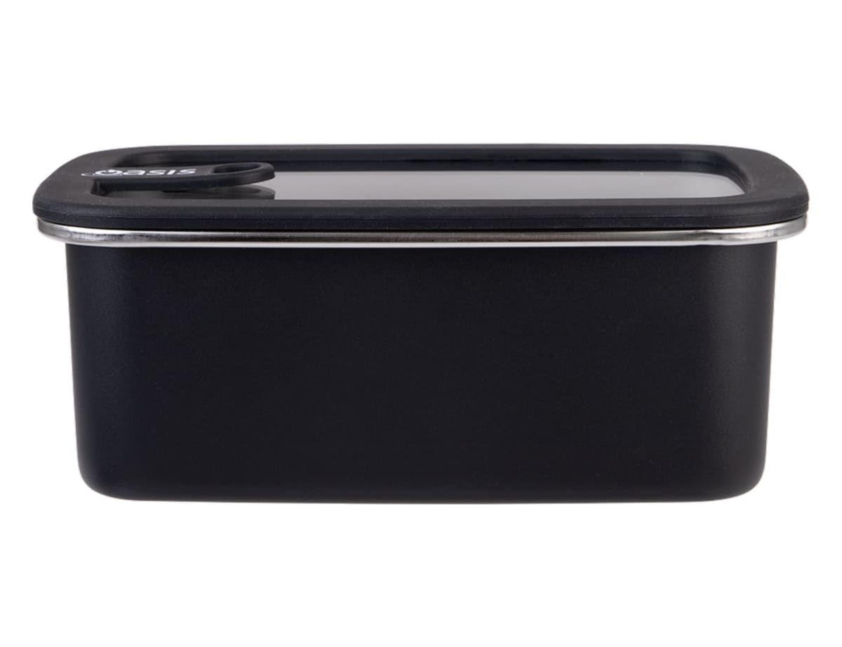 Oasis Microwave Safe Rectangular S/S Container 1.1L