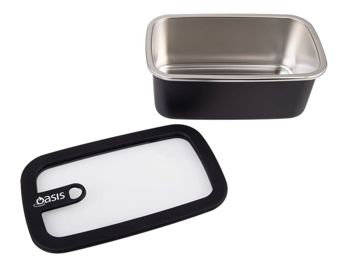 Oasis Microwave Safe Rectangular S/S Container 1.1L