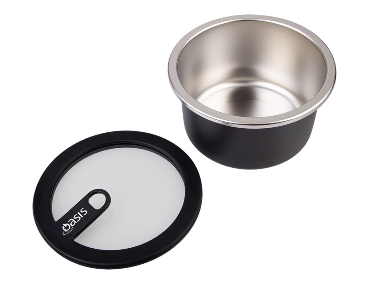 Oasis Microwave Safe Round S/S Container 680ml