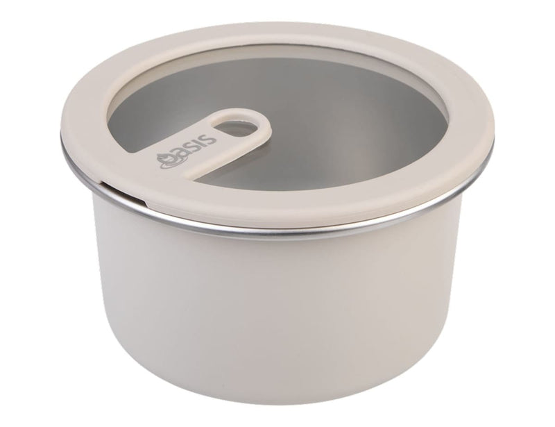 Oasis Microwave Safe Round S/S Container 680ml