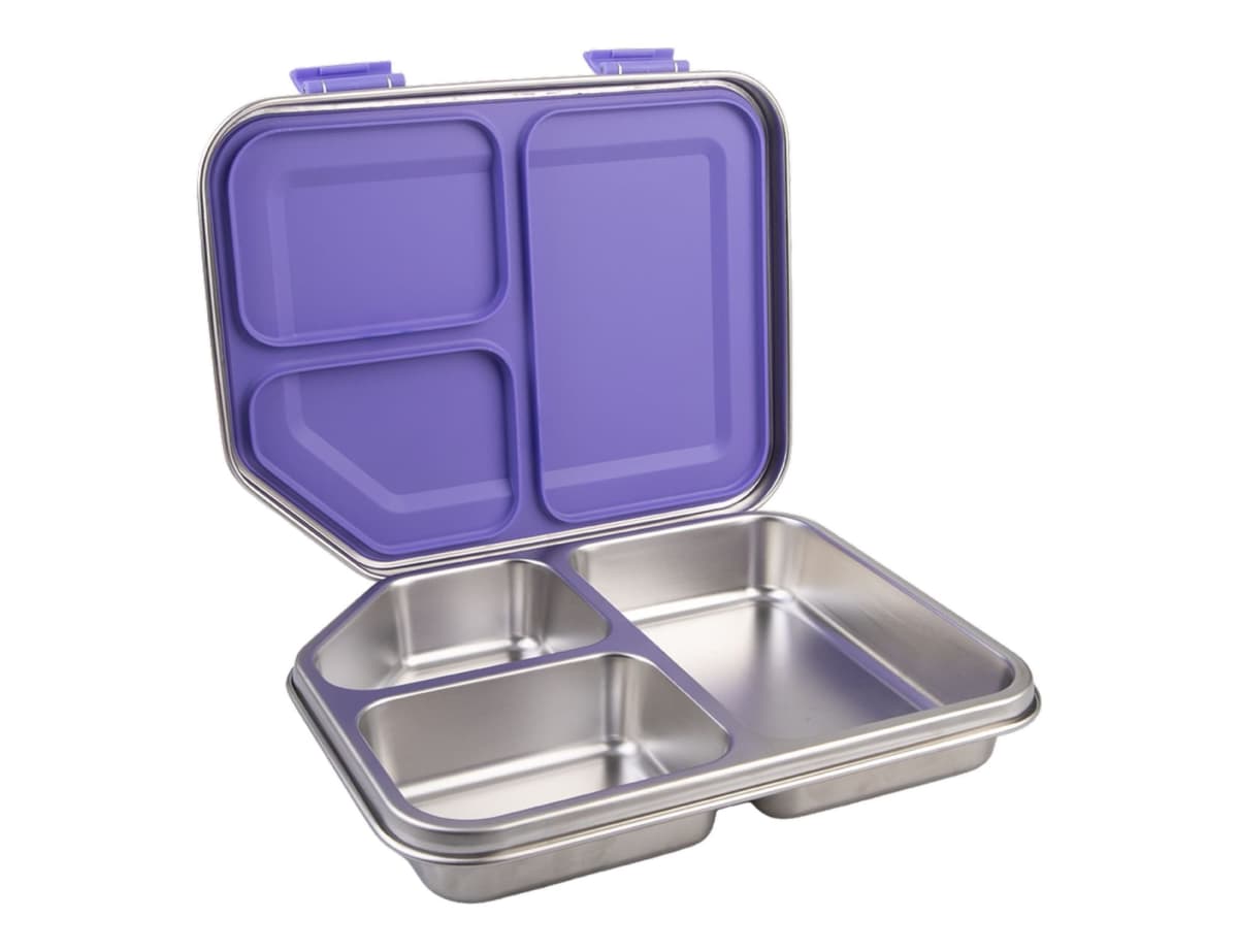 Oasis S/S 3 Compartment Bento Lunch Box 1200ml