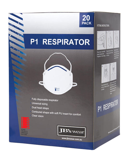 JB's P1 Respirator (20 Pc)