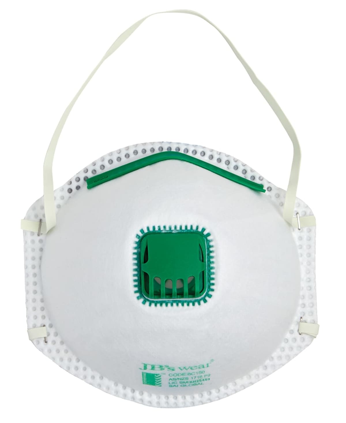 JB's P2 Respirator With Valve (12 Pc)