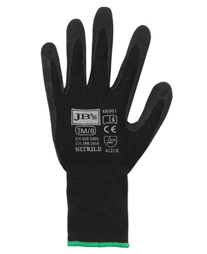 JB's Black Nitrile Breathable Glove (12 Pk)