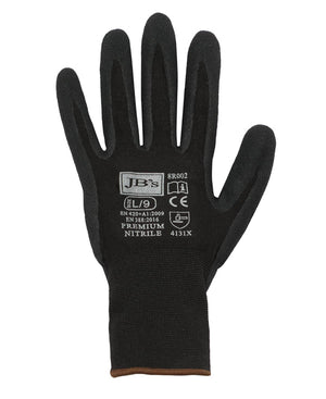 JB's Premium Black Nitrile Brthable Glove (12 Pk)