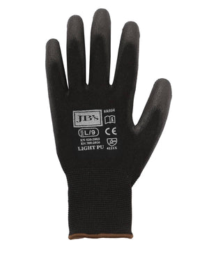 JB's Black Light Pu Breathable Glove (12 Pk)