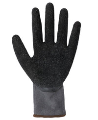 JB's Steeler Crinkle Latex Glove (12 Pk) Grey/Black