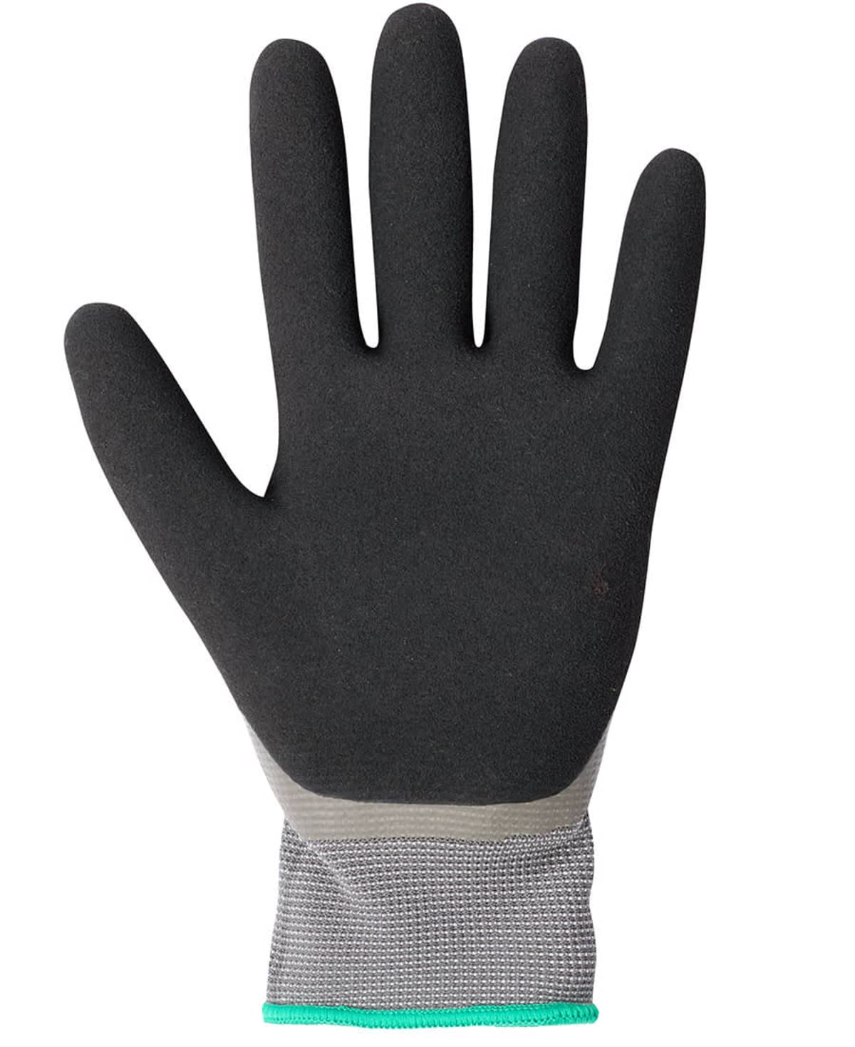 JB's Waterproof Dbl Latex Coated Glove 5 Pk Grey/Black