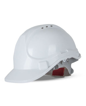 JB's Pushlock Safety Helmet (10 Pk) White