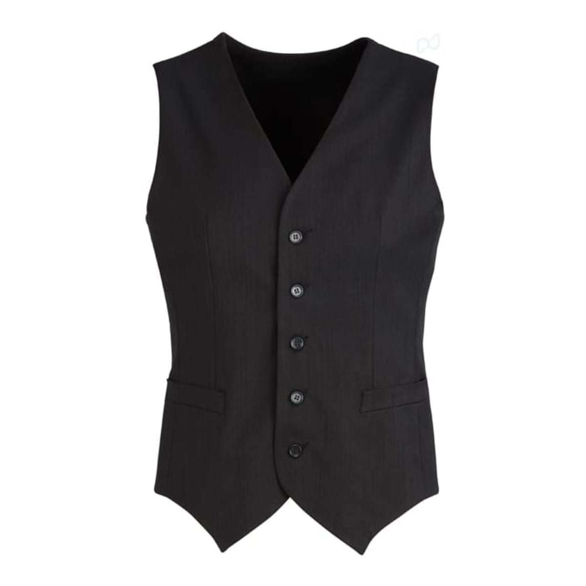 Cool Stretch Mens Peaked Vest with Knitted Back