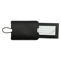 Pull-Apart Leather Luggage Tag