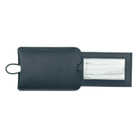Pull-Apart Leather Luggage Tag