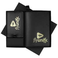 Pineapple Leather Travel Gift Set