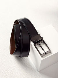 Mens Leather Reversible Belt