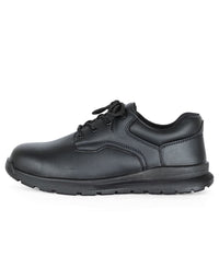 JB's Microfibre Lace Up Steeltoe Shoe Black