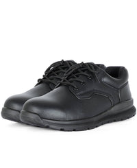 JB's Microfibre Lace Up Steeltoe Shoe Black