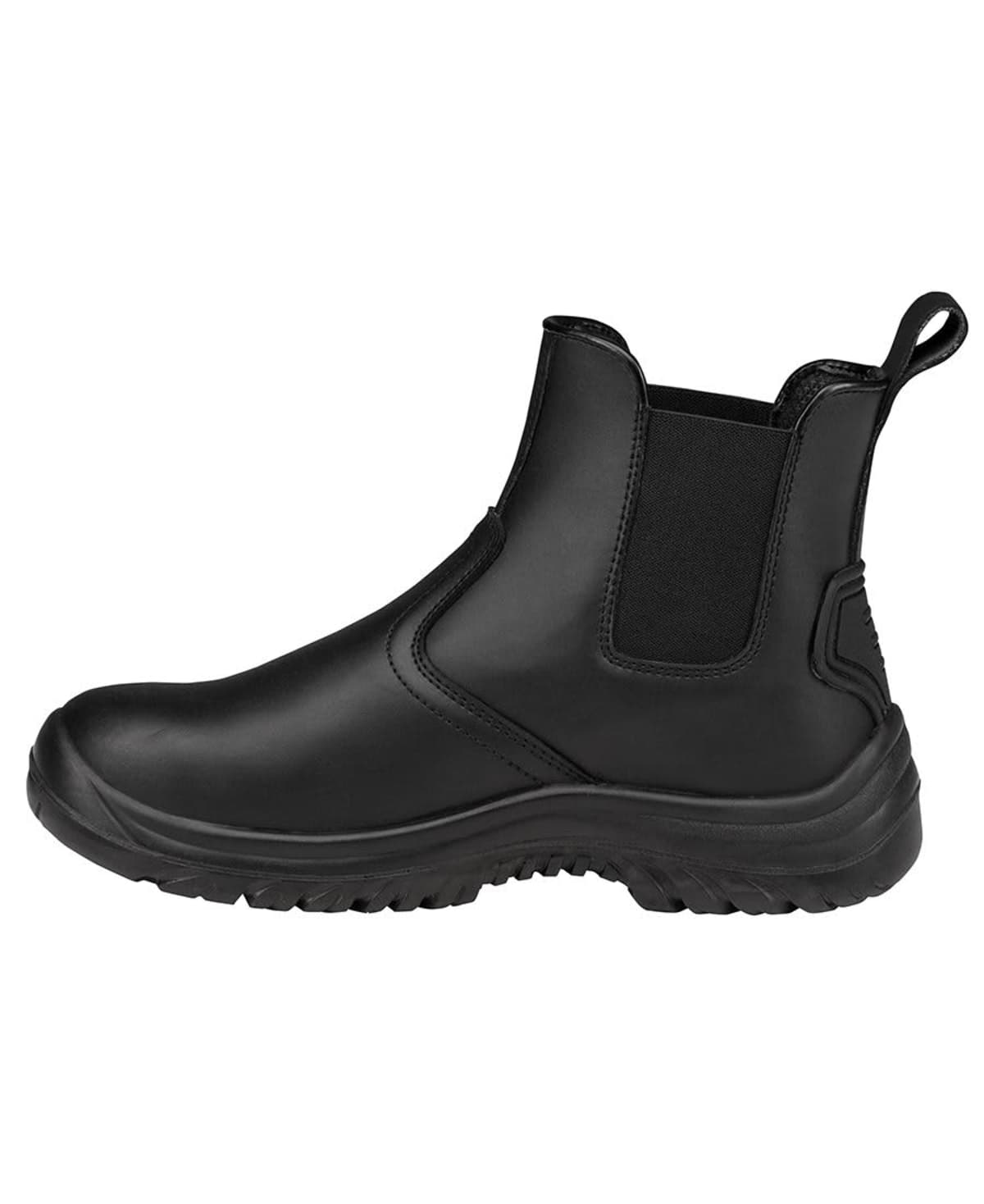 JB's OUTBACK ELASTIC SIDED SAFETY BOOT BLACK-
