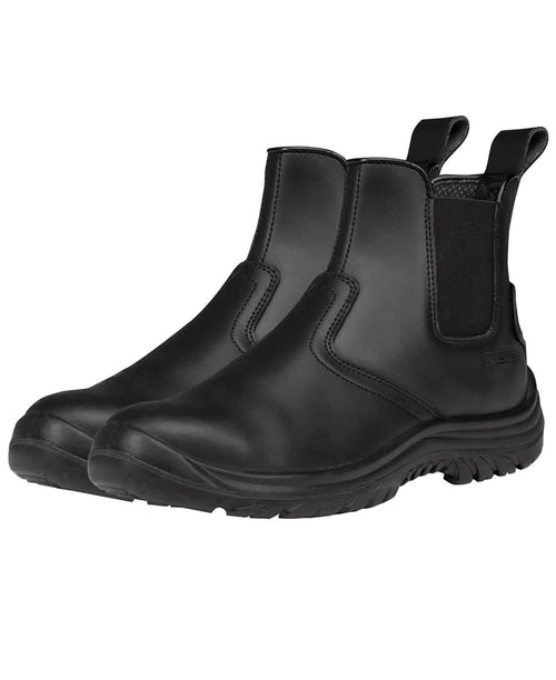 JB's Outback Elastic Sided Safety Boot Black