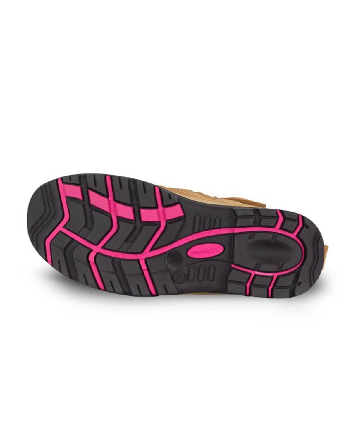 JB's Ladies Atrax Zip Safety Boot Wheat/Pink
