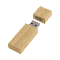 Slim Bamboo Flash Drive