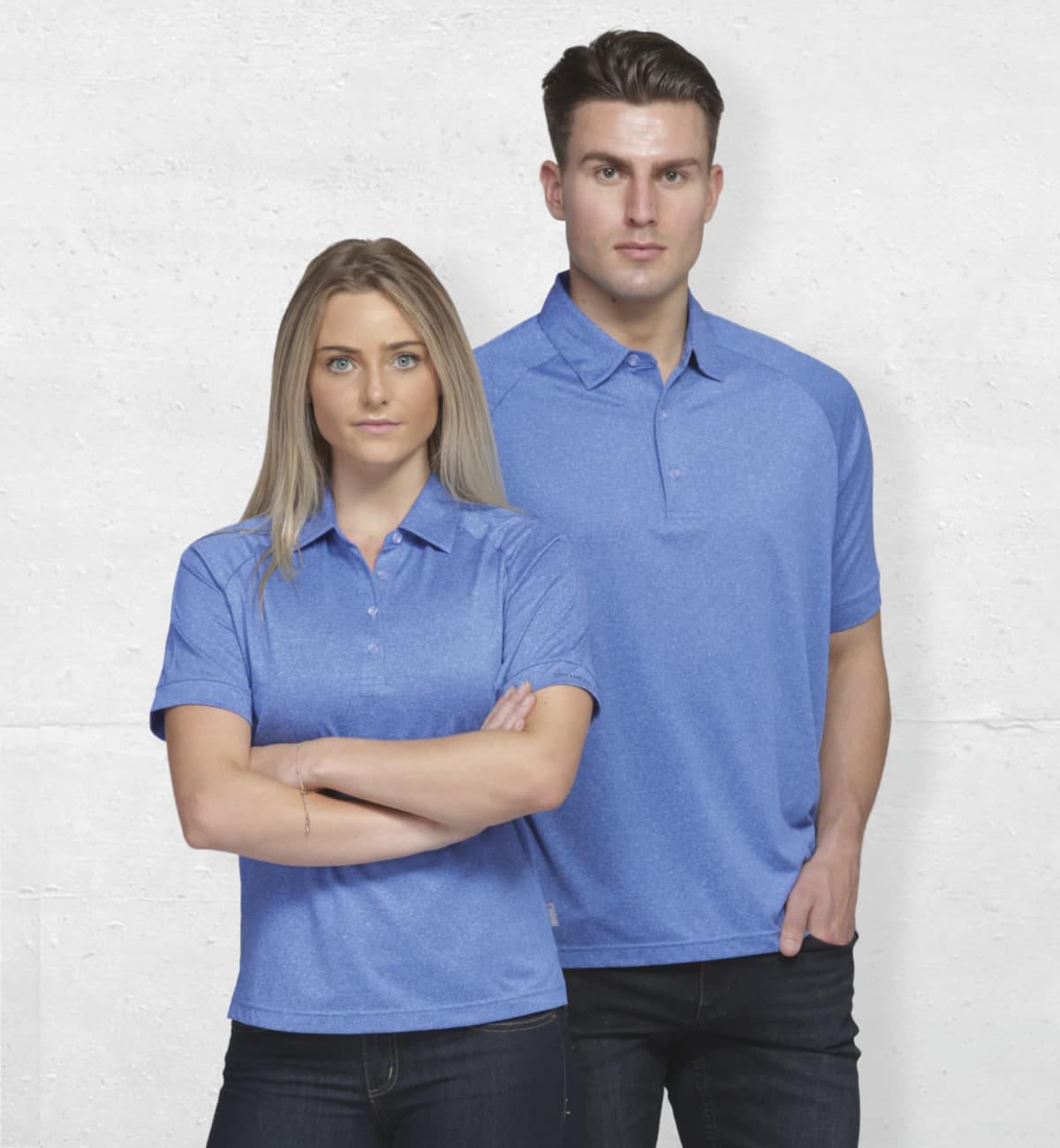 Dri Gear Melange Polo - Womens