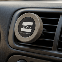 Kozo Universal Magnetic Car Vent Mount - ABS - Silver - Round