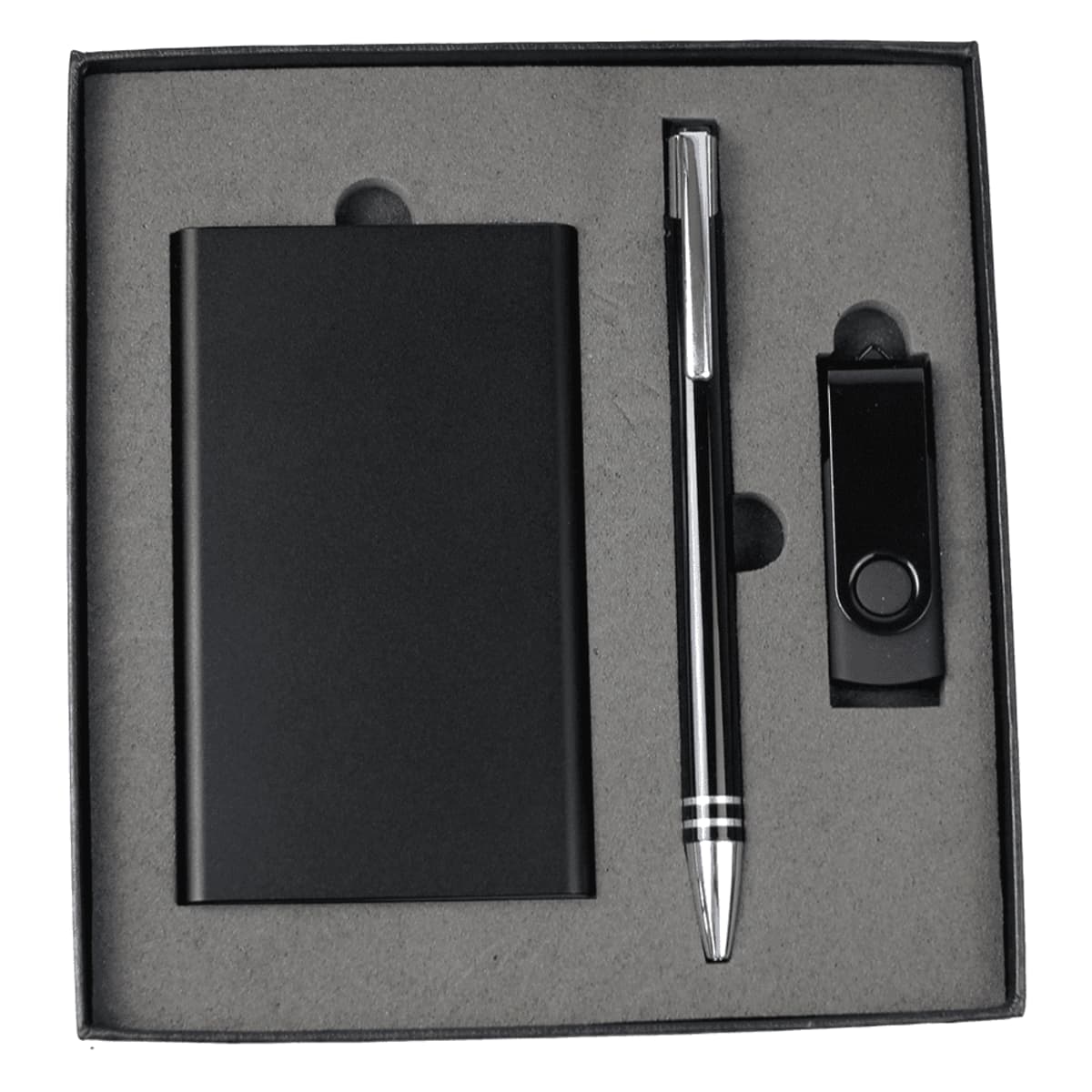 Gift Set - USB in 4G + Power Bank + Cable + Pen